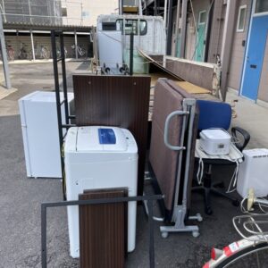 佐賀県小城市で引越しに伴い冷蔵庫・洗濯機・ベッド処分