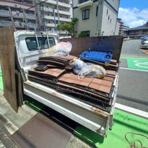 佐賀市でタイルマットなどの不用品回収