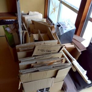 鳥栖市で引越し時にダンボール、粗大ゴミ回収