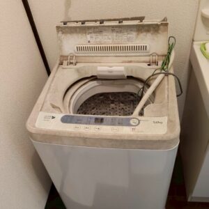 伊万里市で引越しの際に洗濯機回収と洗面所清掃